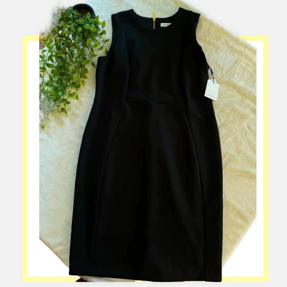 NWT 🏷 CALVIN KLEIN Black Evening Dress Size 16W